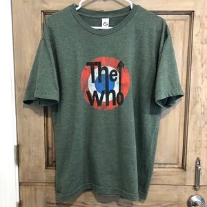 The Who T-Shirt Size Large 50/50 Cotton Poly